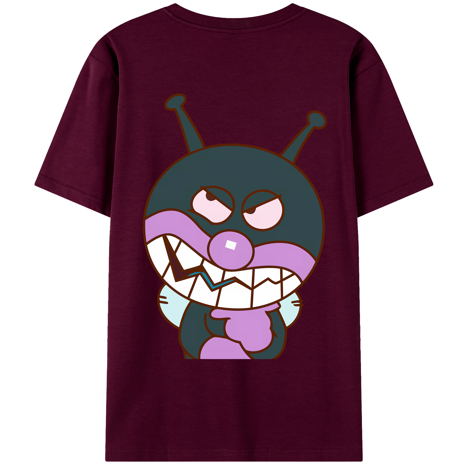 （画像用） アンパンマン Anpanman レディース半袖Tシャツ(バックプリント)